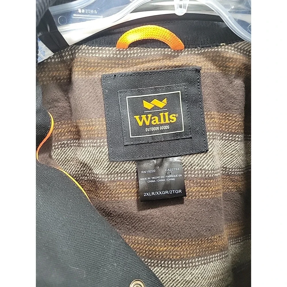 Walls‎ Thick Coat 2XLR Insulated Quilted NWOT
